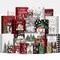 24 Christmas Gift Paper Bags Bulk with handles Wrapping Xmas Holiday Presents(6 Jumbo,6 Large,6 Medium,6 Small)